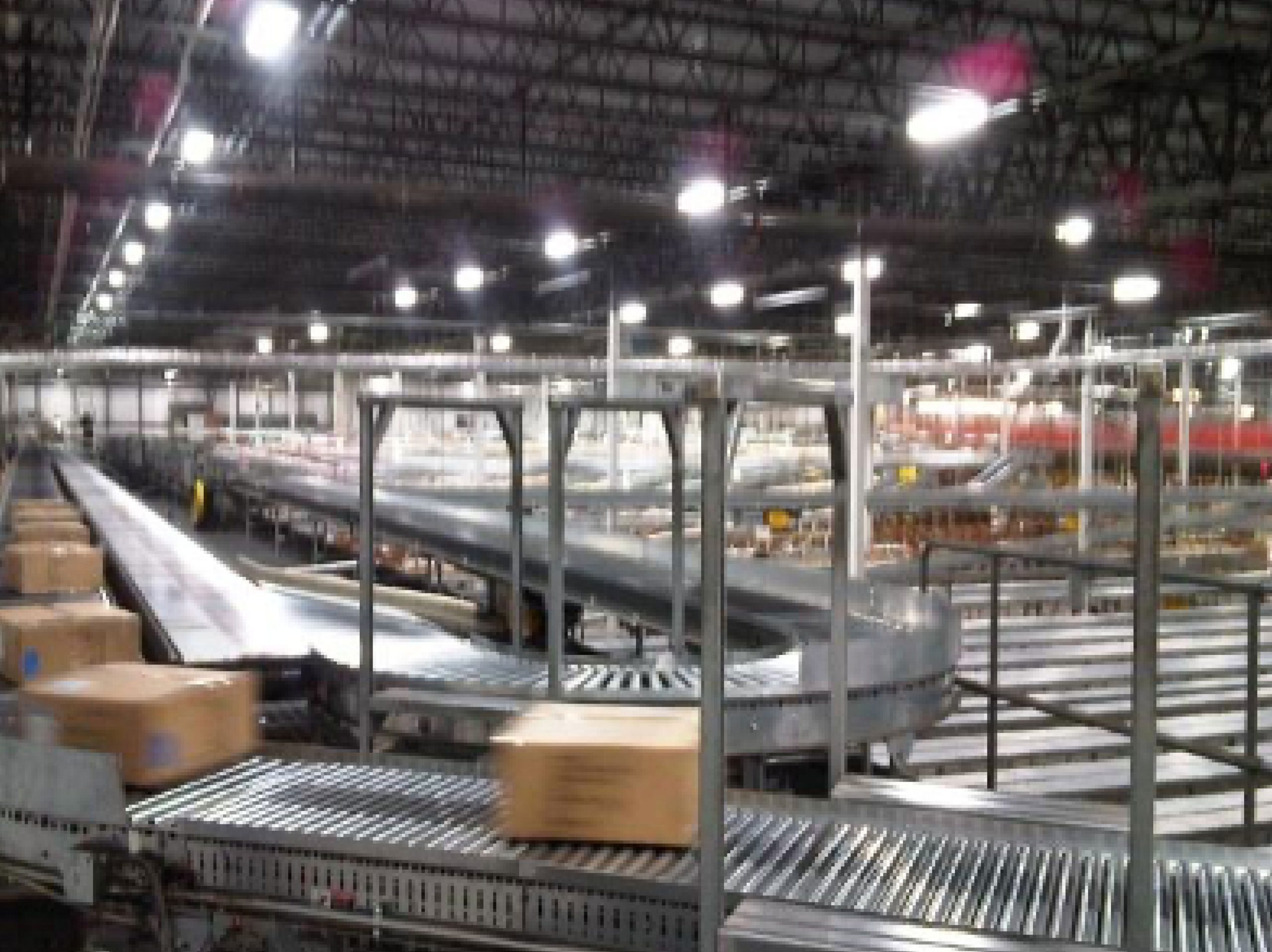 inside of a kohls distribution warehouse Virginia